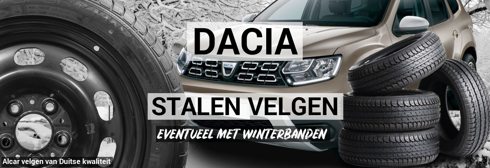 Dacia stalen velgen