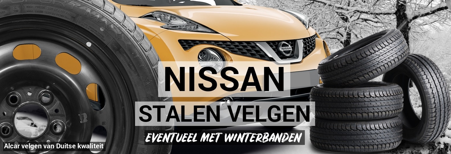 Nissan stalen velgen