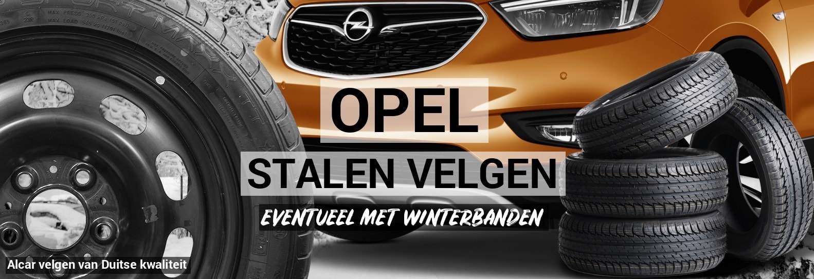 Opel stalen velgen
