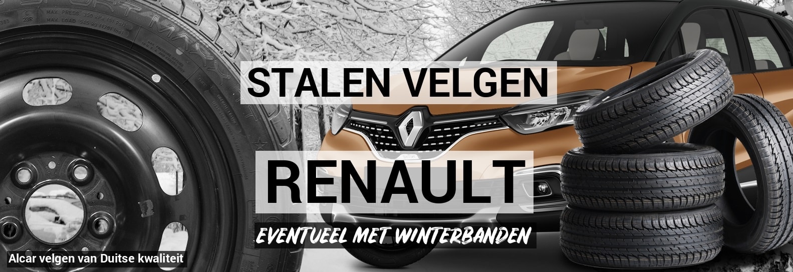 naaien climax Trein Stalen velgen Renault - Autobanden Prijsvechter