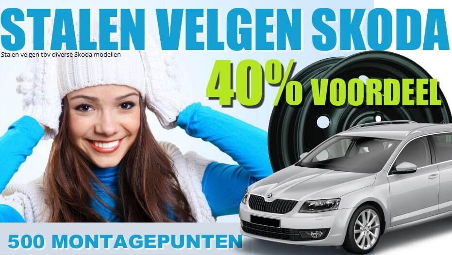 Skoda stalen velgen