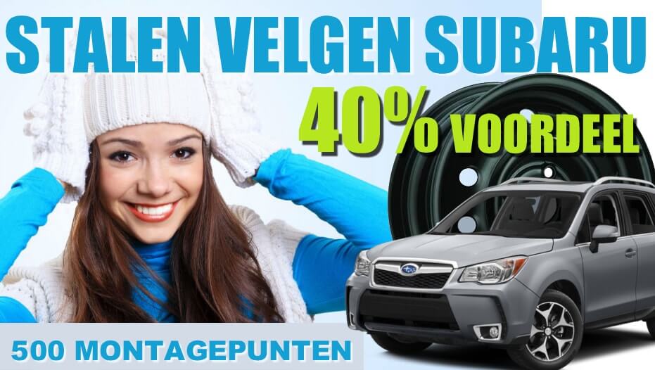 Subaru stalen velgen