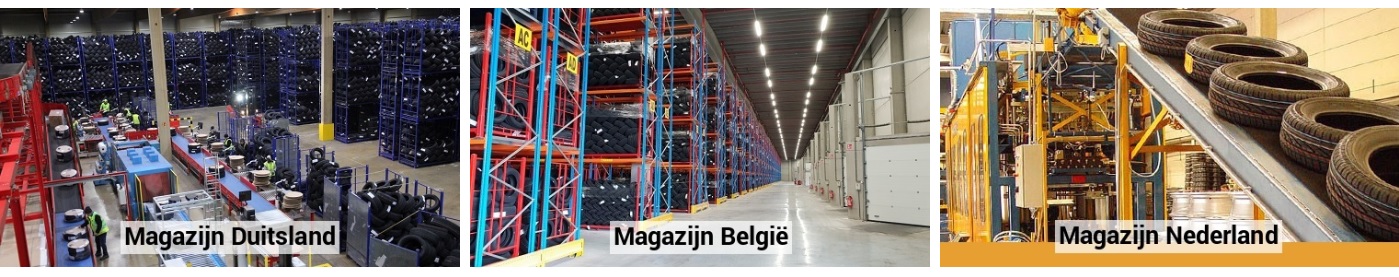 Magazijnen tbv Autobanden Prijsvechter
